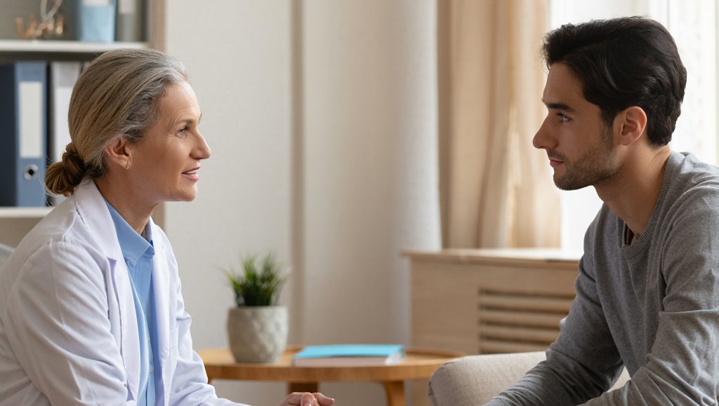 Пациент на приёме у врача